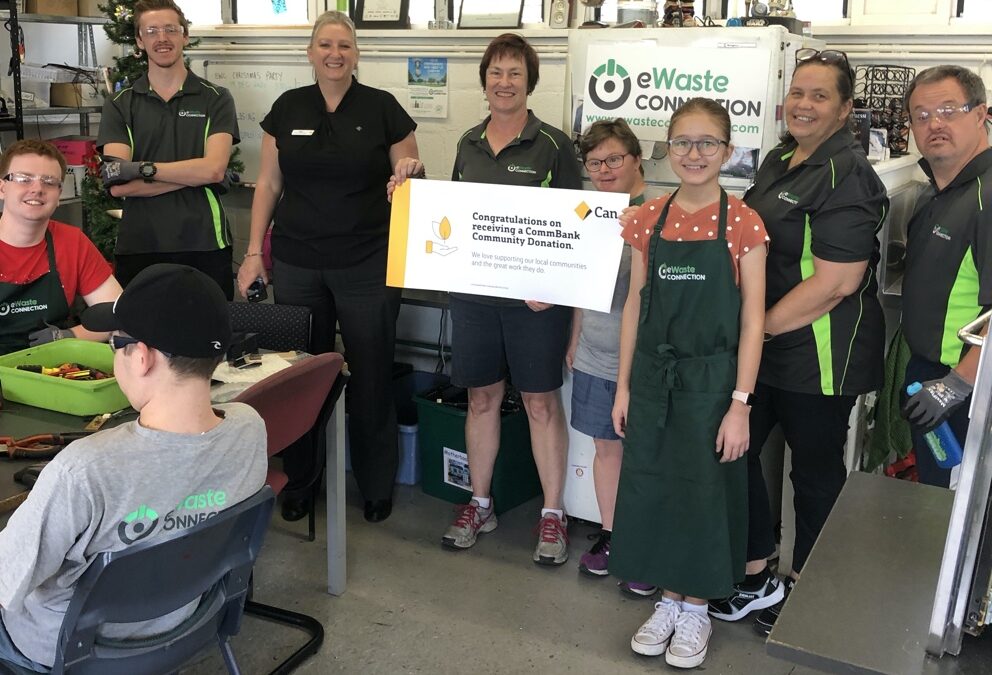 Kenmore site gratefully accepts Commonwealth Bank Donation